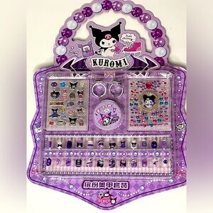 Kuromi Nail kit set